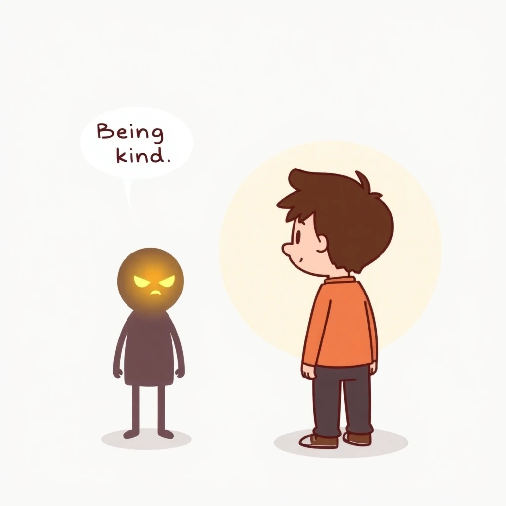 Distracted Boyfriend parody: Choosing kindness